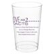 Just the Love Facts Clear Plastic Cups Image 4 of 4